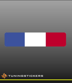 Franse vlag 60x13mm