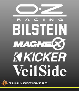 Tuningstickers set 1 (1201)