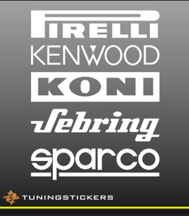 Tuningstickers set 2 (1202)