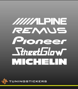 Tuningstickers set 3 (1203)