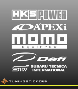 Tuningstickers set 5 (1205)