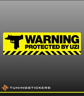 Warning protected by uzi FC (9146)