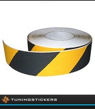 (W) Antiskid striping 50 mm black / yellow