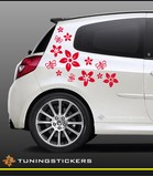 Car Flower and bees set (3555)