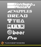 Tuningstickers set Shopping list (8025)