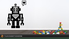 Muursticker Robot (M010)